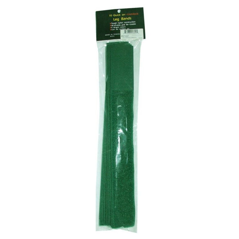 Cattle Leg Bands - Orange Green