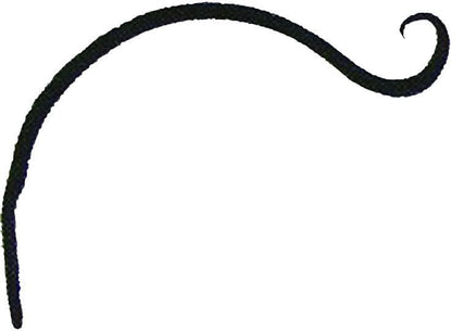 Hookery Curved Hanger Upturn Hook 9in Black