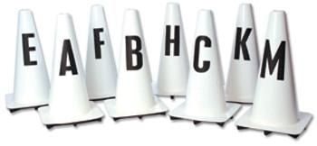 Davis Dressage Cones Set Of 8 White