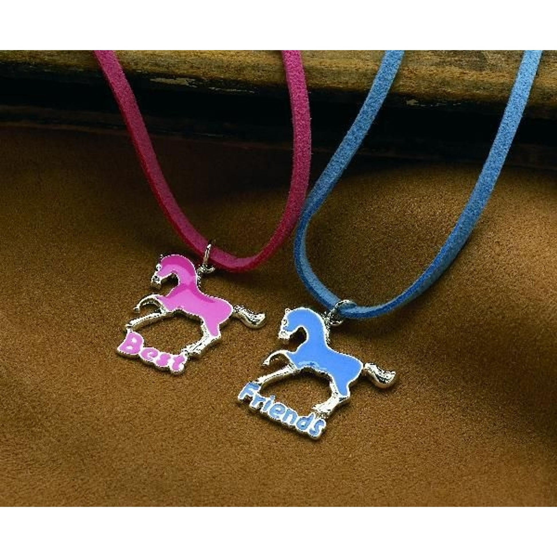 Best Friends Horses Double Necklaces Set