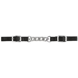 Weaver Nylon Curb Strap With Flat Link Chain