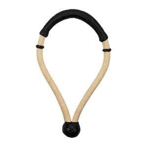 Weaver 16-Plait Rawhide Bosal 3/4 Natural Black