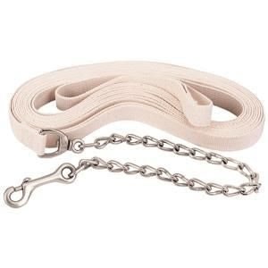 Weaver Flat Cotton Lunge Line with Chain Snap 27