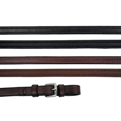 Nunn Finer Rubber Lined Reins 5/8 x 60 Black