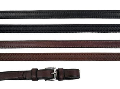 Nunn Finer Rubber Lined Reins 5/8 x 60 Black