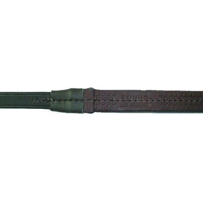 Nunn Rubber Reins 5/8 5/8x24FinePimple Blk/Znc