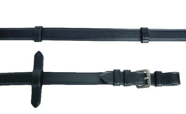Nunn Finer Leather Dressage Reins 5/8In Black