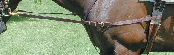 Nunn Finer Nylon With Elastic Side Rein Horse Brn