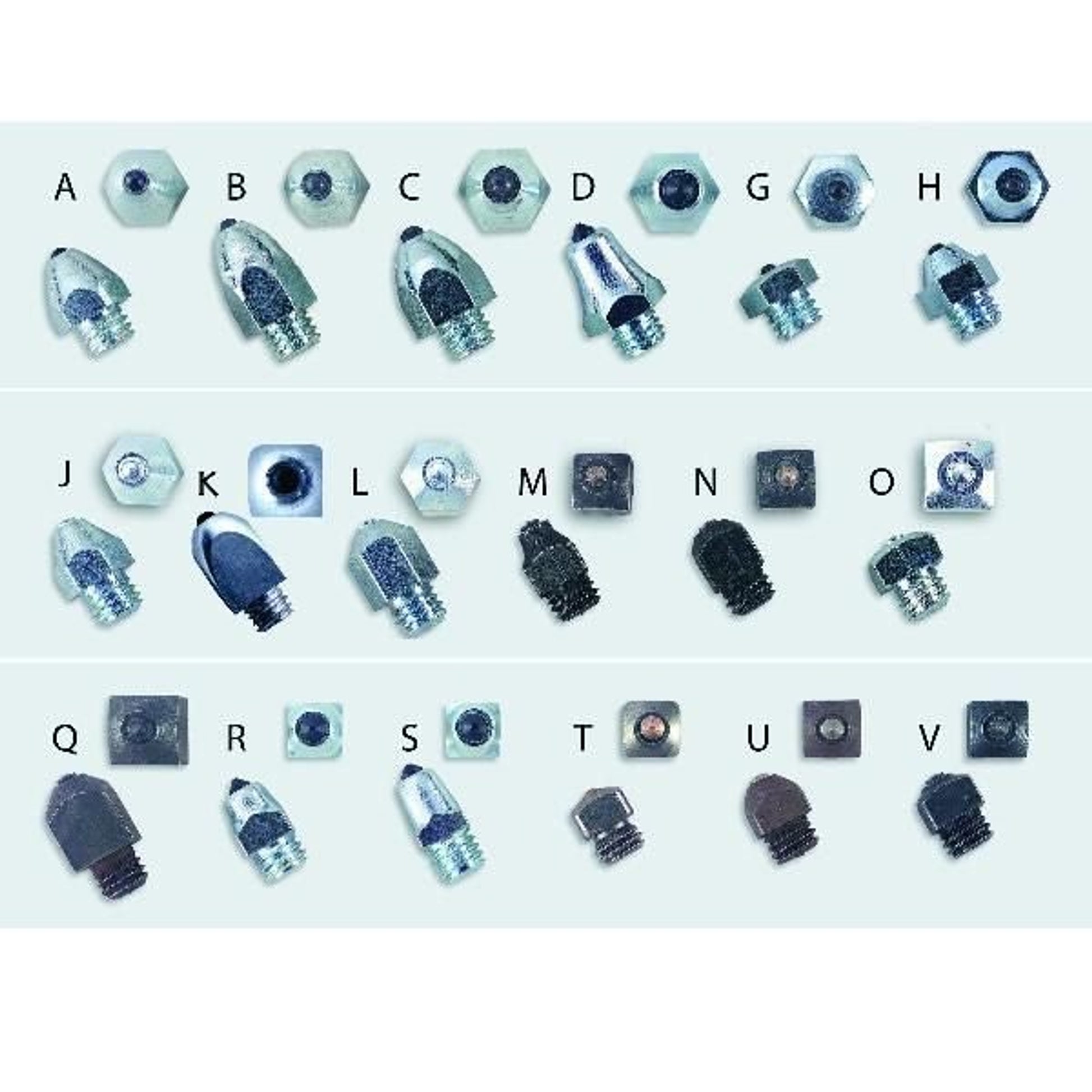 Nunn Finer Semi-Square MdSpike Studs - 10pk