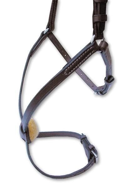 Nunn Finer Figure 8 With Rings Cob Black/Brass