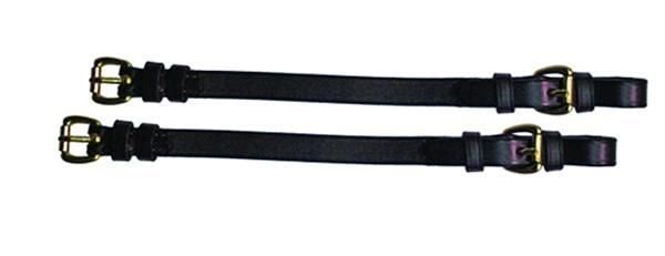 Nunn Finer Bridle Cheeks Cob Black/Brass