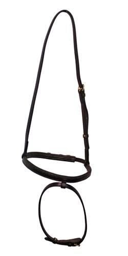 Nunn Finer Cavesson With Sewn In Flash Cob Blk/Bra