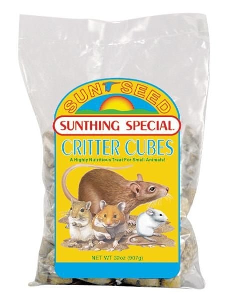 Sunseed Critter Cubes Treats For Small Animal 2lb