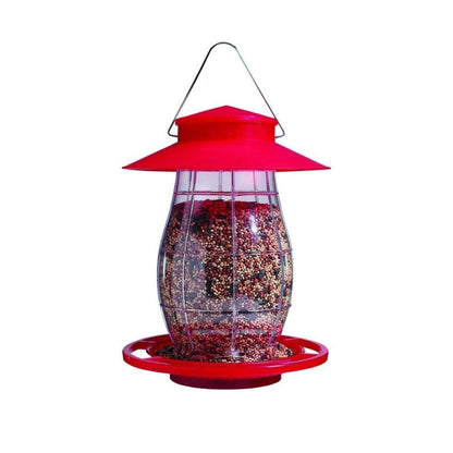 Heritage Farm Lantern Feeder Red