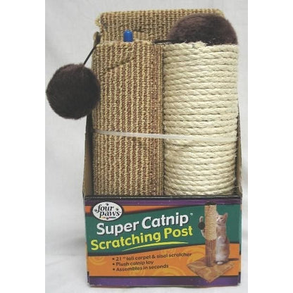Four Paws 3 Piece Cat Scratcher 21 In