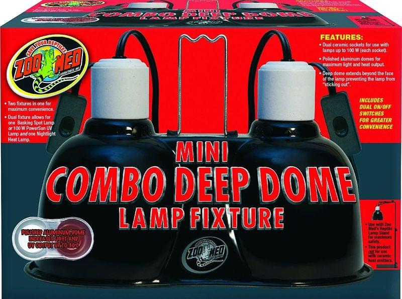 Zoo Med Combo Deep Dome Lamp Mini