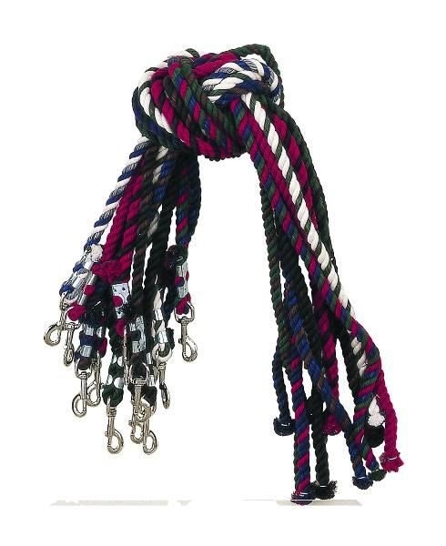 Perris Cotton Multi-Colored Leads 6ft Brn