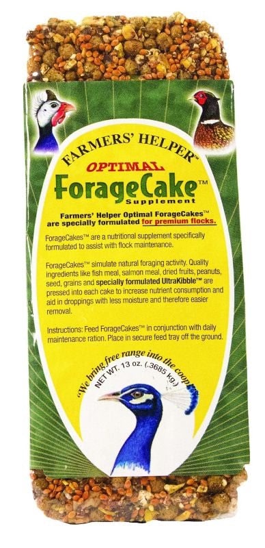 Farmers Helper Optimal Forage Cake 13oz Poultry