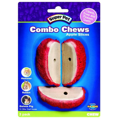 Super Pet Combo Chew Apple Slice 3 Pack Apple