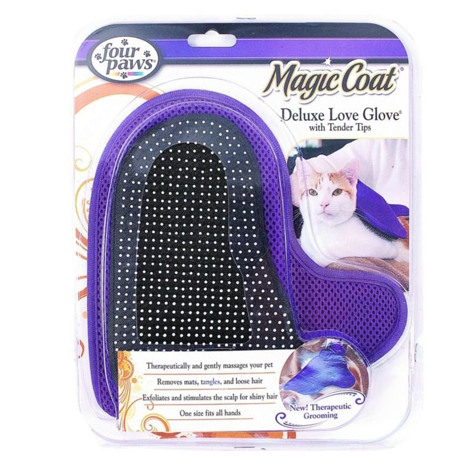 Four Paws Magic Coat Tender Tip Dlx Love Glove