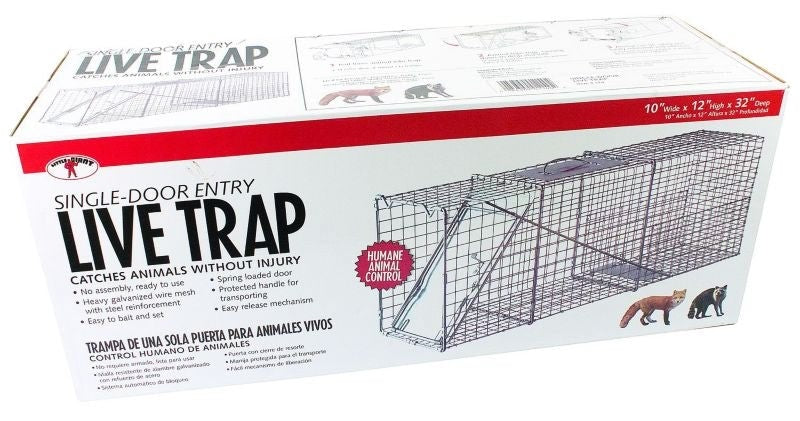 Single Door Live Trap 32 x 10 x 12