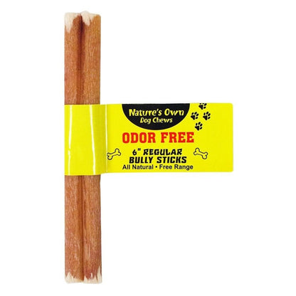 Natures Own Pet Chews Reg Bully Stick Odor Free