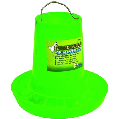 Ware Farmers Market Chick-N-Feeder Medium Green