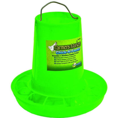 Ware Farmers Market Chick-N-Feeder Medium Green