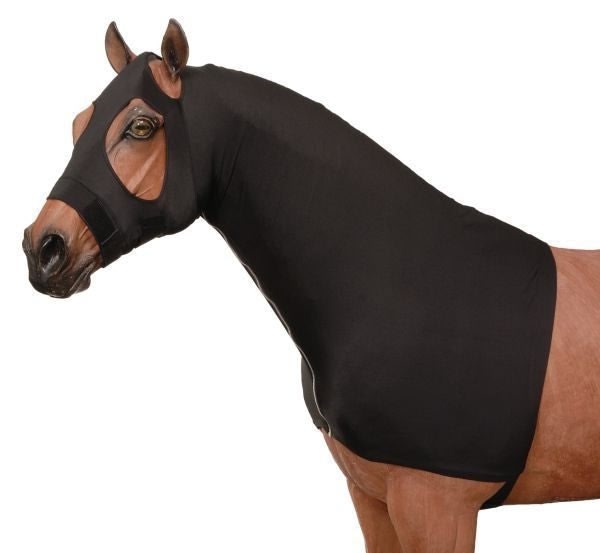 Tough1 Spandex Mane Stay Zipper Hood SM Blue