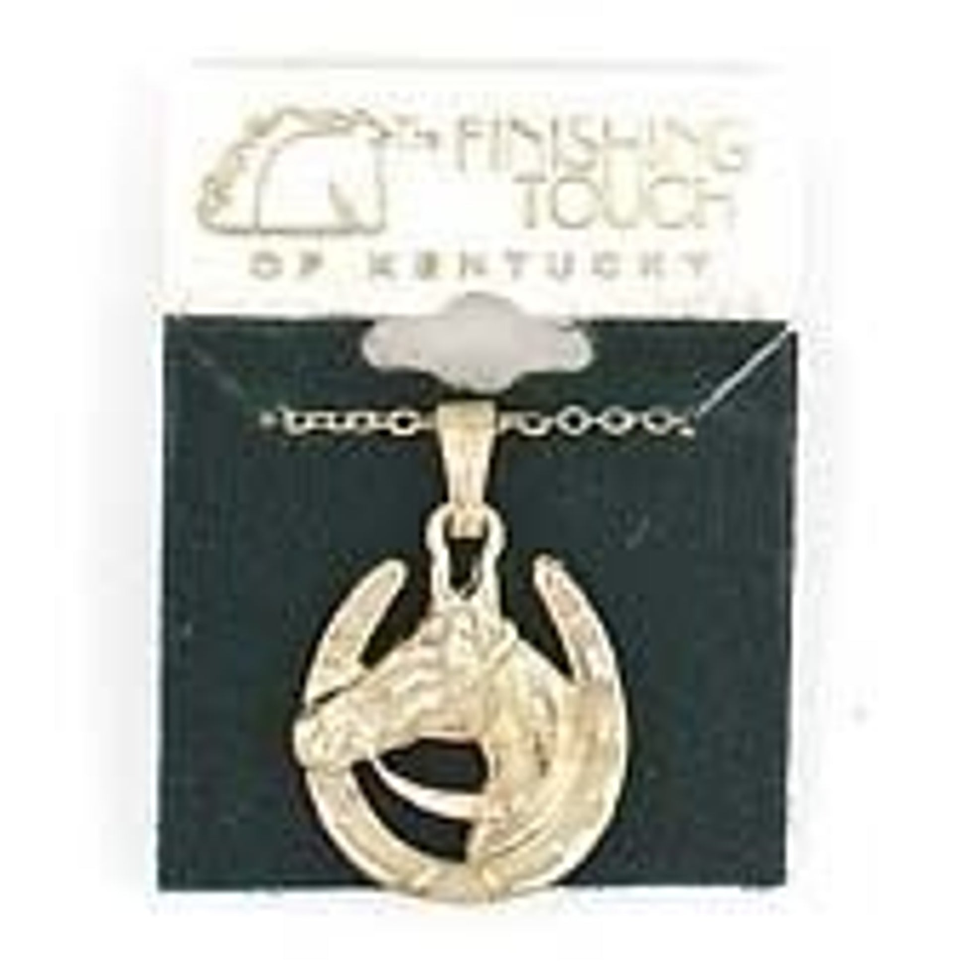 Finishing Touch Horseshoe with Head Necklace