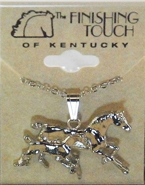 Finishing Touch Galloping Mare/Foal Necklace