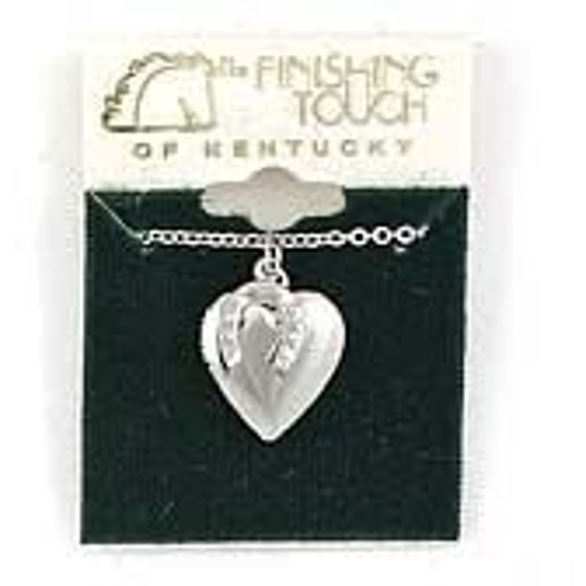 Horseshoe/Heart Locket Medium Silver