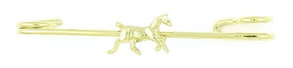 Finishing Touch Trotting Horse Stock Pin Silver