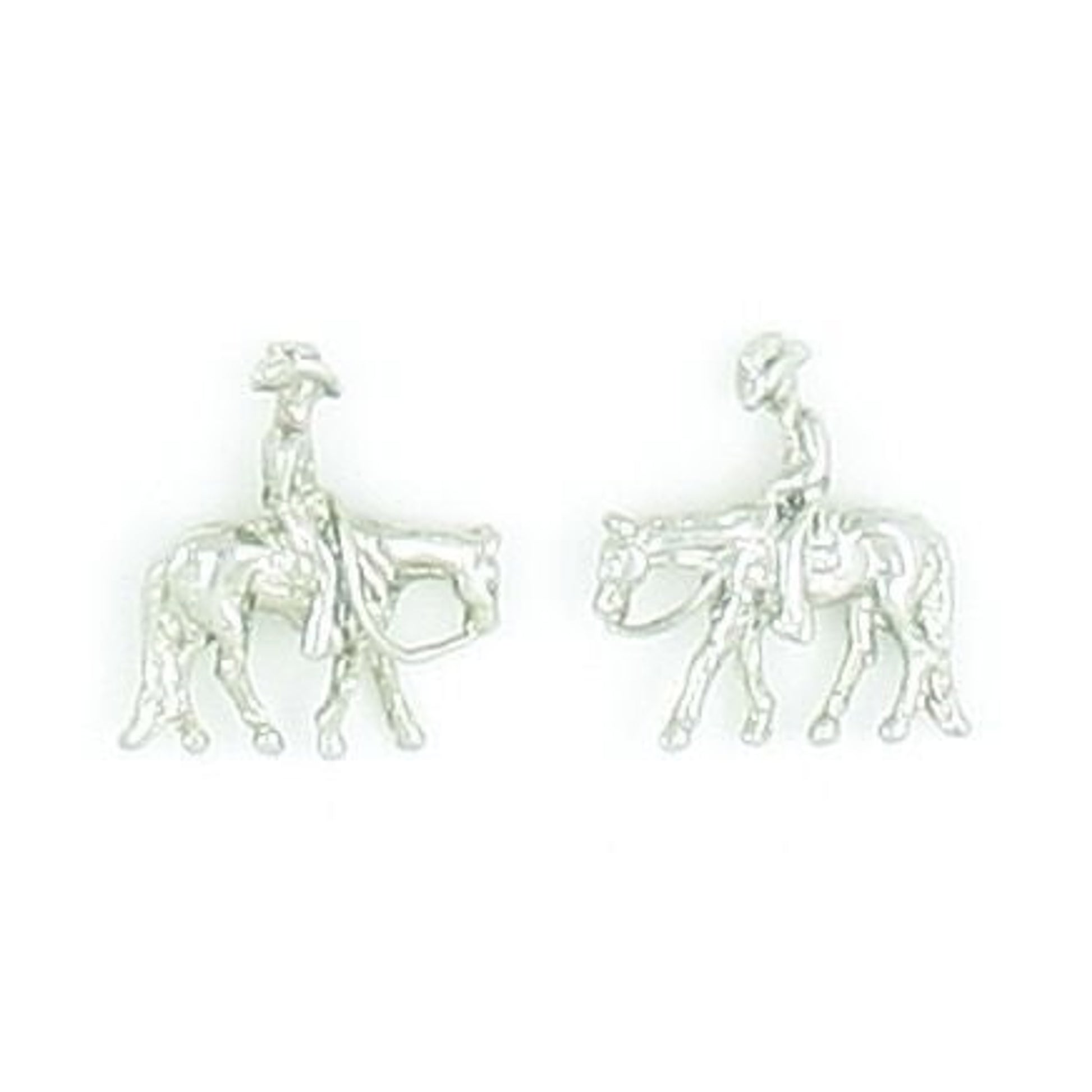 Finishing Touch Western Pleasure Earrings Silver