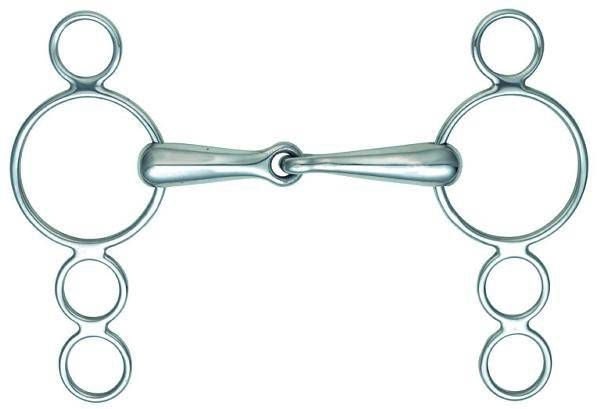 Shires 3 Ring Dutch Gag Bit