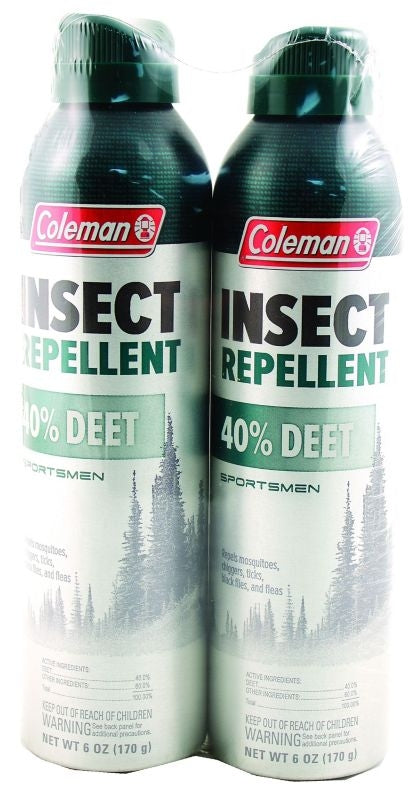 Coleman 40 Percent Deet Insect Repel Twin Pack 2pk