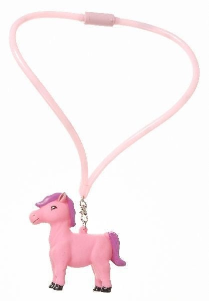 Gift Corral Led Horse NecklaceBk/Wh