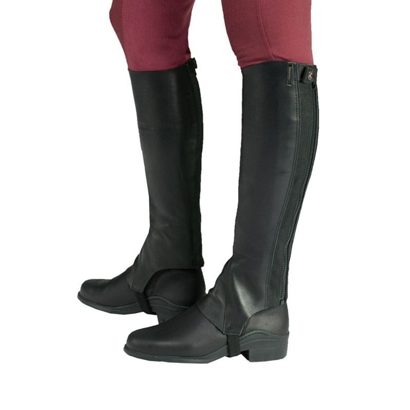 HorZe Kendra Soft Leather Chaps LG Black