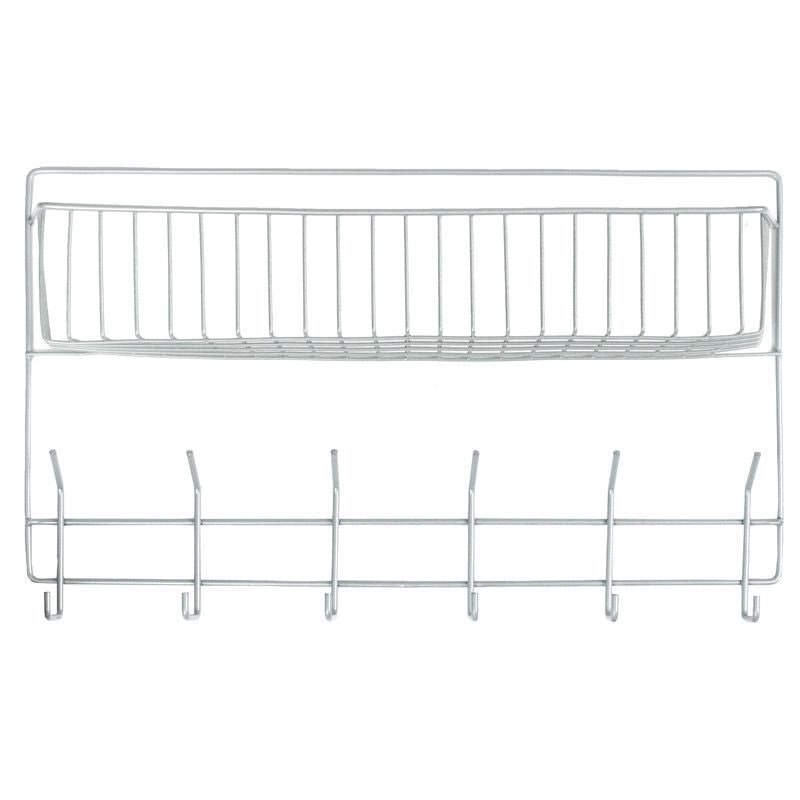 HorZe Basket with Hook Silver