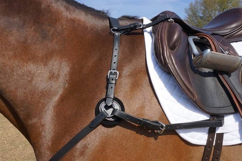 Nunn Finer Hunting Breastplate Elastic Cob Blk/Brs
