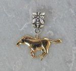 Joppa 2-Tone Dangle Bead - Mustang