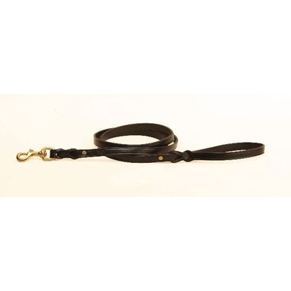 Tory Creased Split Twist Dog Leash 5/8in X 6FT Blk