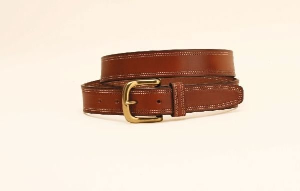Tory 1 1/4In Harness Dbl Stitched Belt 32 Oak