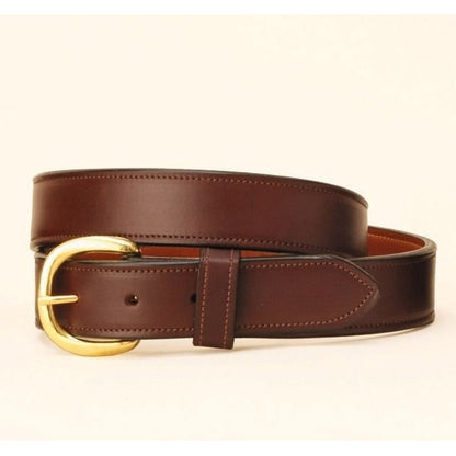 Tory 1-1/4In Double And Stitched Belt 28 Blk/Gry