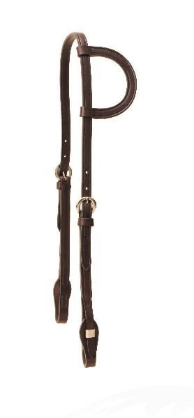 Tory Quick Change One Ear Headstall 5/8in Bk/Gry
