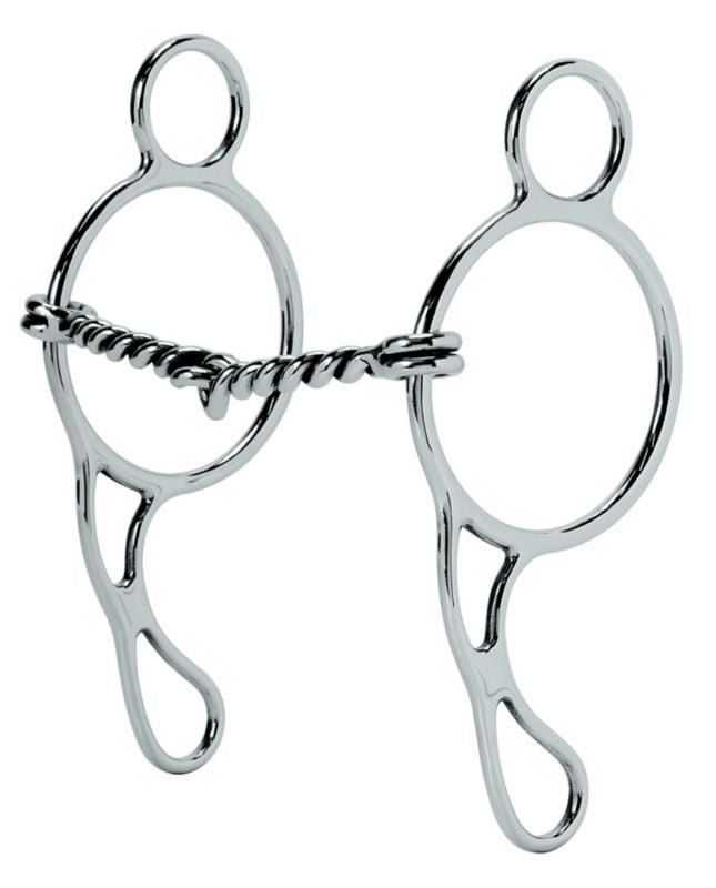 Weaver Leather Gag Bit With Twisted Wire 5