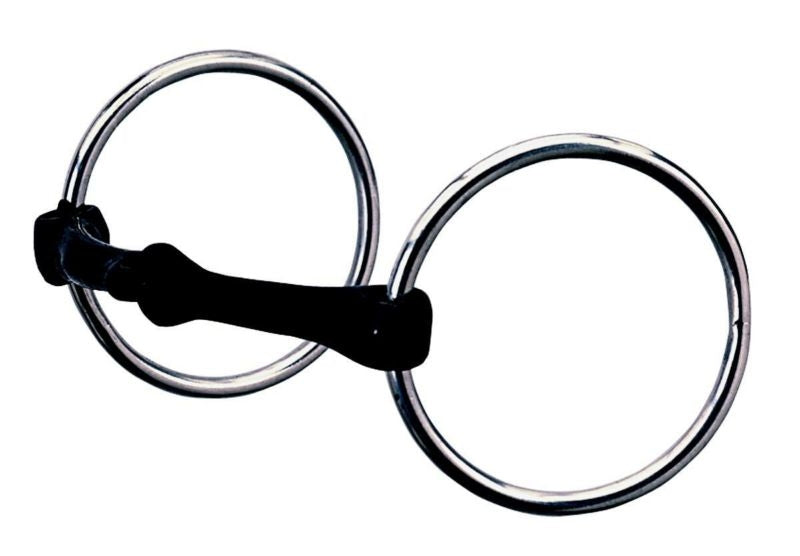Western SS Sweet Iron Snaffle O-Ring Bit