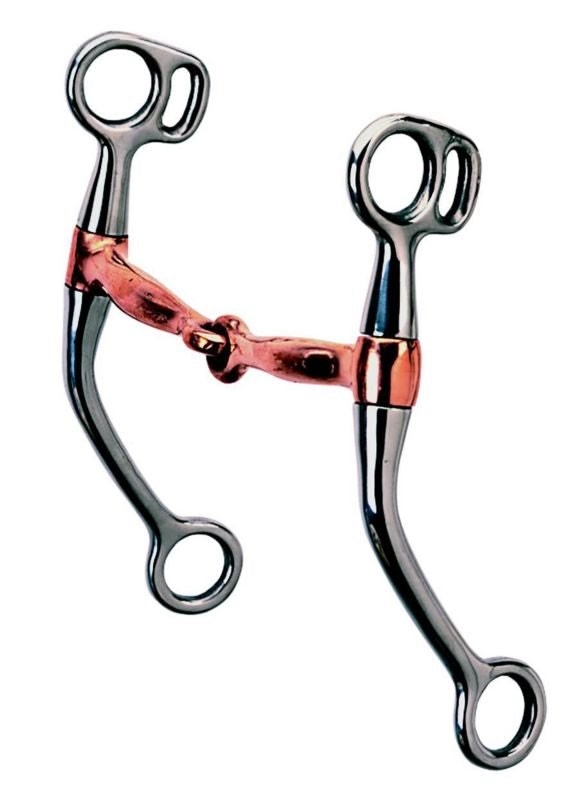 Weaver Leather Tom Thumb Bit With Copper 5.5 Brn