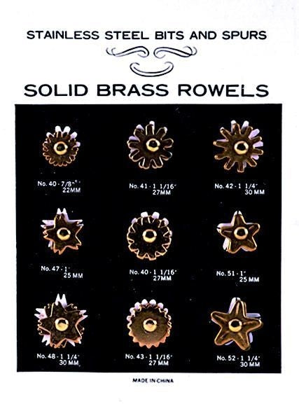 Assorted Replacement Rowels 9 Pairs 7/8-11/4