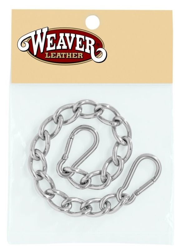 Weaver Curb Chain With Sfty Spring Snaps 9 1/2